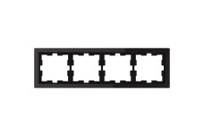 D-Life Рамка 4-постова Чорний Онікс (MTN4040-6503)