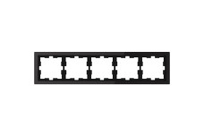 D-Life Рамка 5-постова Чорний Онікс (MTN4050-6503)