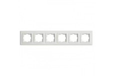 Рамка 6-а, Mono Electric, DESPINA (білий) (102-190000-166)
