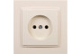 Розетка 1-а без заземлення, Mono Electric, DESPINA (крем) (102-170022-116)