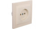 Розетка 1-а без заземлення, Mono Electric, DESPINA (крем) (102-170022-116)
