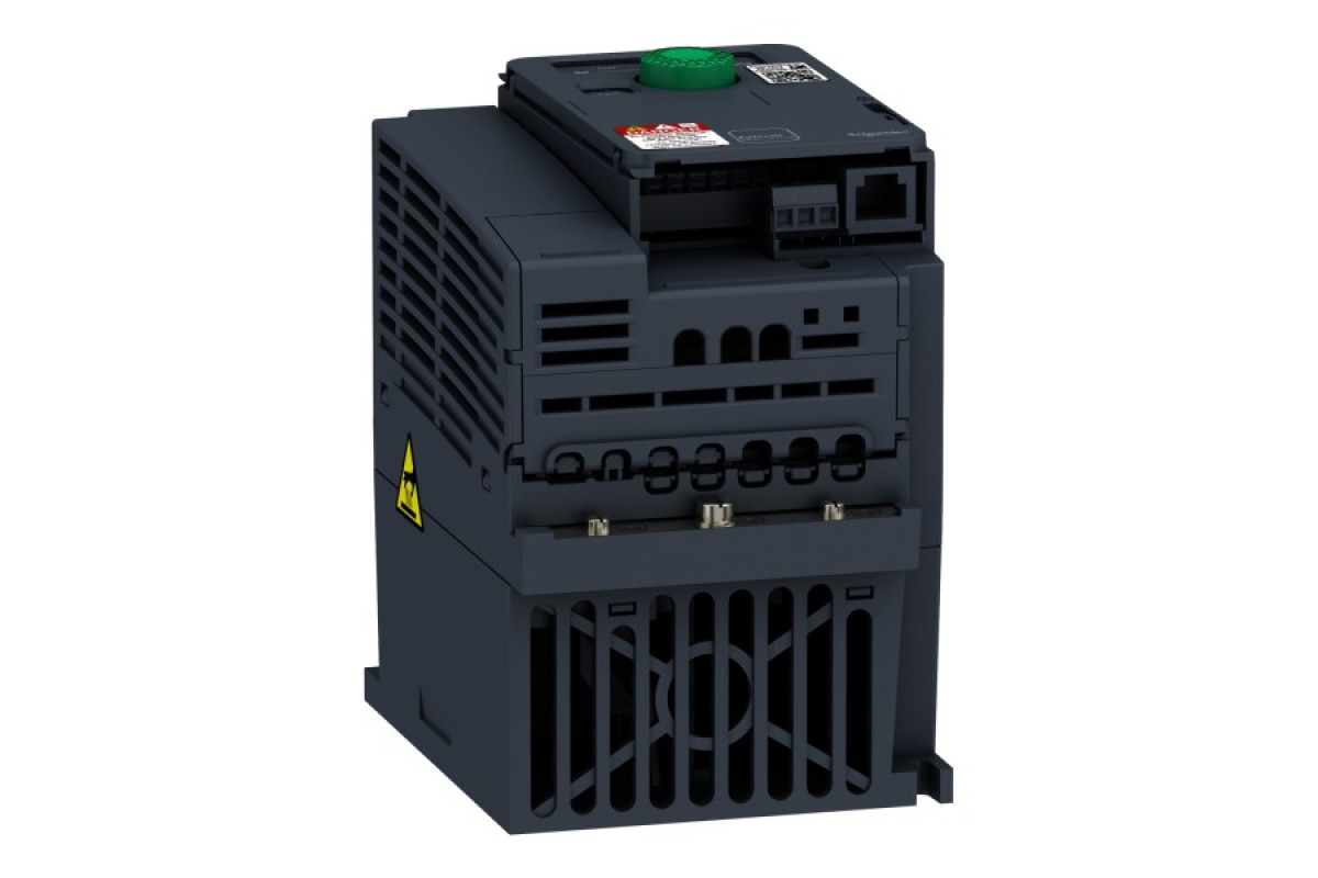 Перетворювач частоти ATV320C 0,75кВт 525-600В, компакт, без ЕМС-фільтру (ATV320U07S6C)