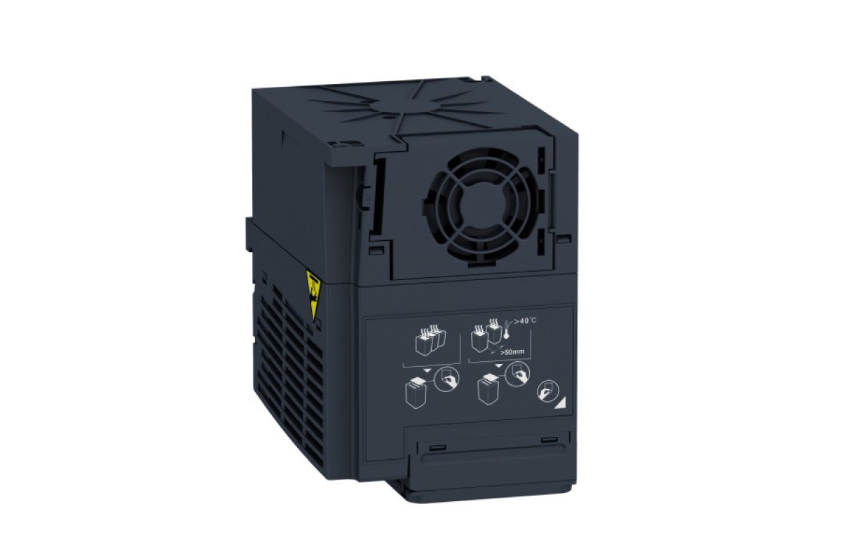 Перетворювач частоти ATV320C 1,1кВт 220В 1ф живлення, компакт з ЕМС-фільтром C2 (ATV320U11M2C)