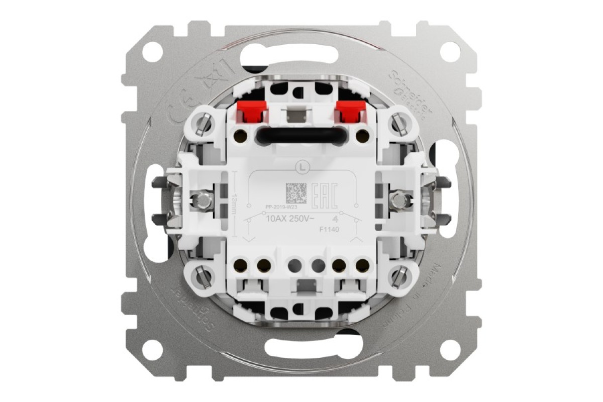 Вимикач для жалюзі Чорний Sedna Design (SDD114104)