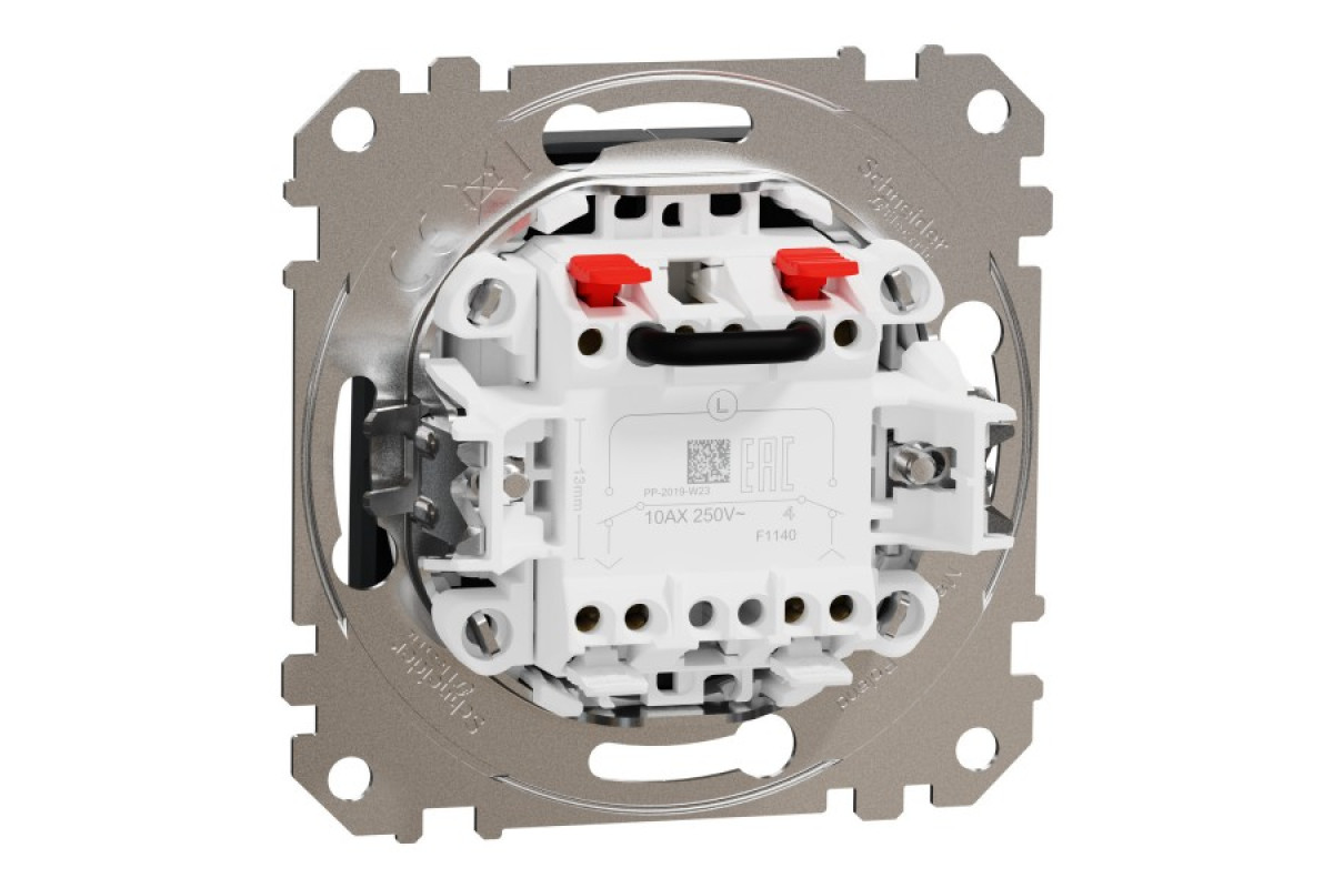 Вимикач для жалюзі Чорний Sedna Design (SDD114104)