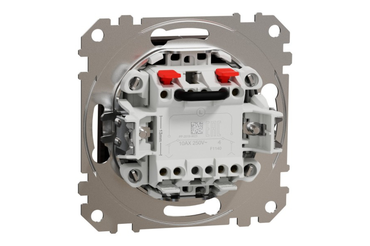 Выключатель для жалюзи, электронная блокировка 10 АХ, Венге Sedna Elements (SDD181104)