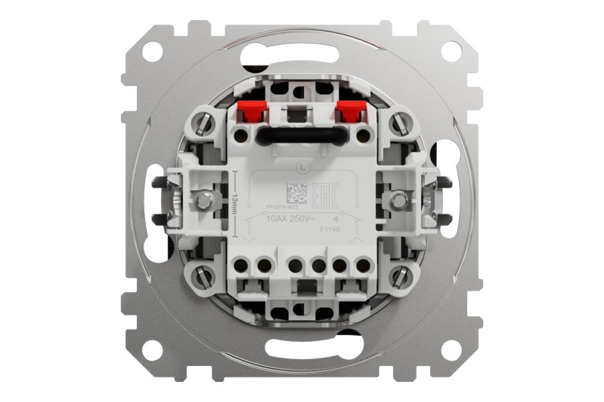 Выключатель для жалюзи, электронная блокировка 10 АХ, Венге Sedna Elements (SDD181104)