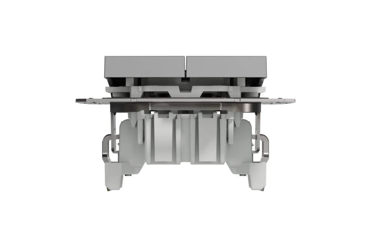 Вимикач для жалюзі, Самозажимний, Asfora Антрацит (EPH1300171)