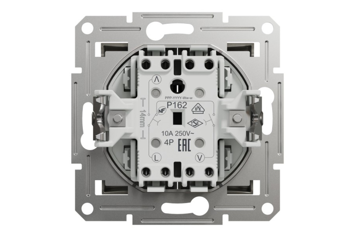 Вимикач для жалюзі, Самозажимний, Asfora Бронза (EPH1300169)
