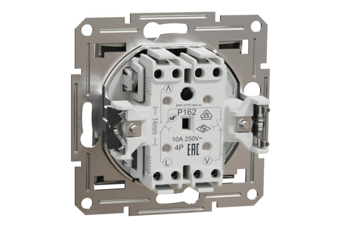 Вимикач для жалюзі, Самозажимний, Asfora Бронза (EPH1300169)