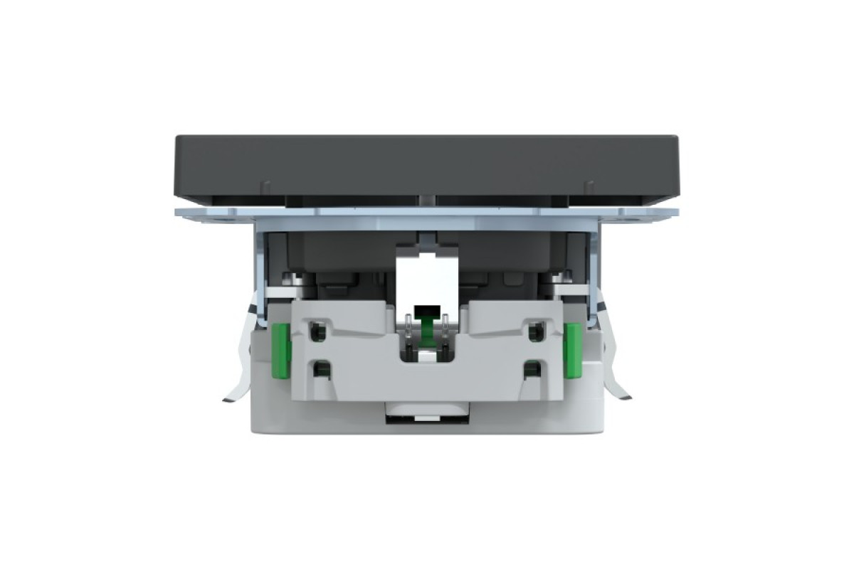 D-Life Розетка 16 A USB A+C 3 A, Антрацит (MTN2367-6034)