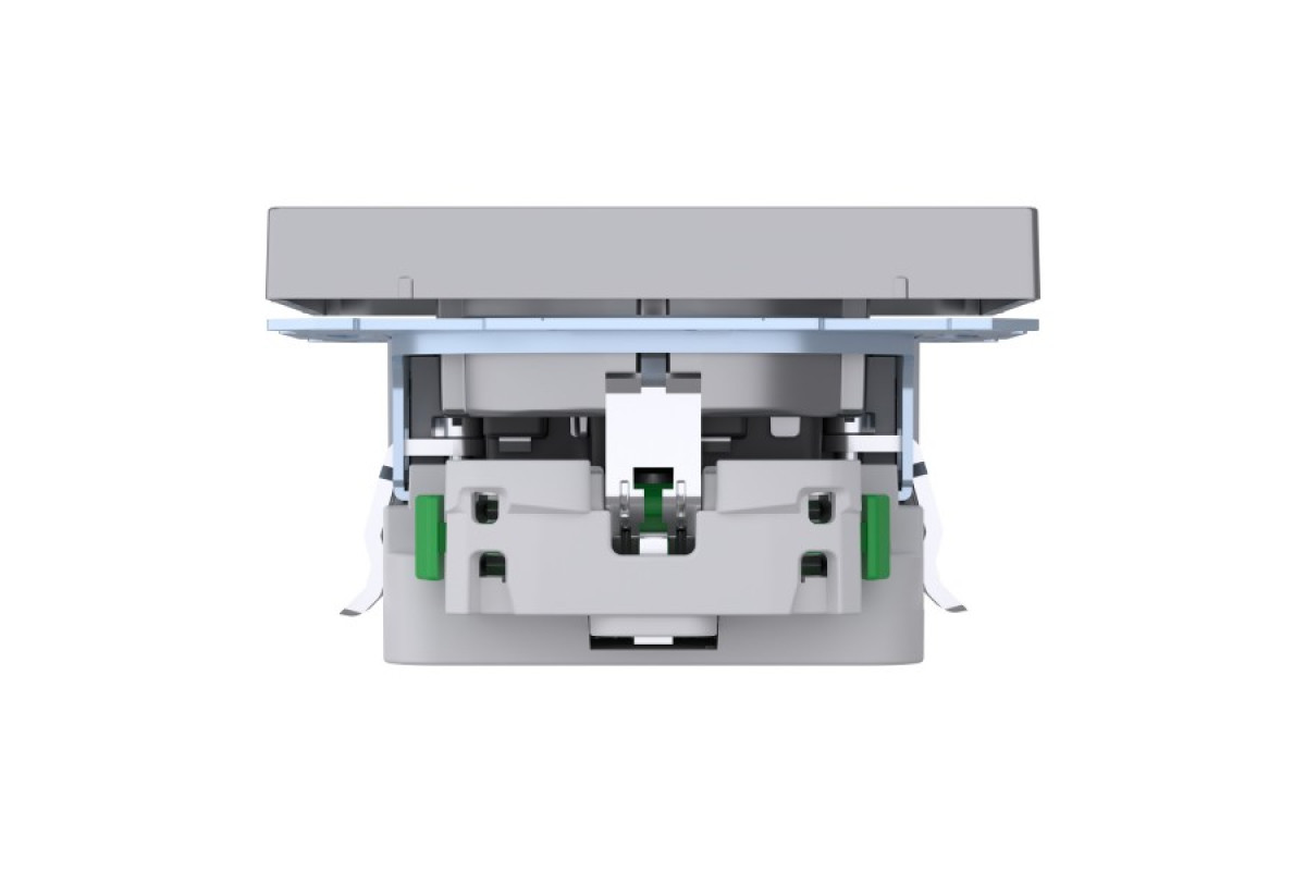 D-Life Розетка 16 A USB A+C 3 A, Нержавіюча сталь (MTN2367-6036)