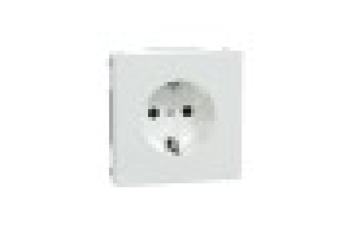 D-Life Розетка з заземленням і шторкою Білий лотос (MTN2300-6035)