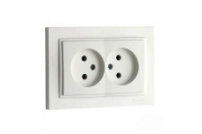 Розетка 2-а без заземлення, Mono Electric, DESPINA (СЛОНОВА КІСТКА) (102-010005-121)