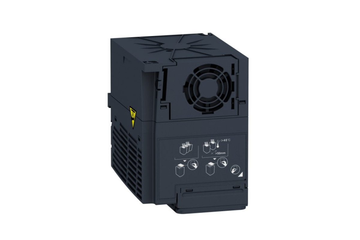 Перетворювач частоти ATV320C 1,5кВт 525-600В, компакт, без ЕМС-фільтру (ATV320U15S6C)