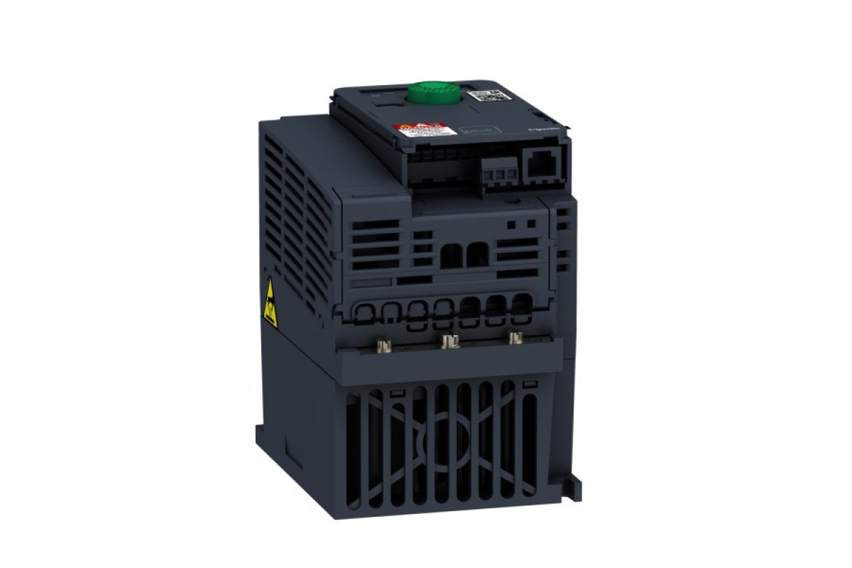 Перетворювач частоти ATV320C 2,2кВт 220В 1ф живлення, компакт з ЕМС-фільтром C2 (ATV320U22M2C)