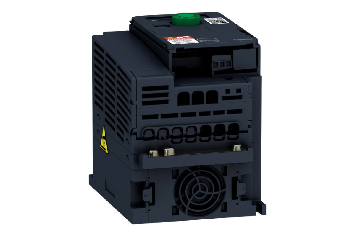 Перетворювач частоти ATV320C 2,2кВт 220В, 3ф живлення, компакт, без ЕМС-фільтру (ATV320U22M3C)