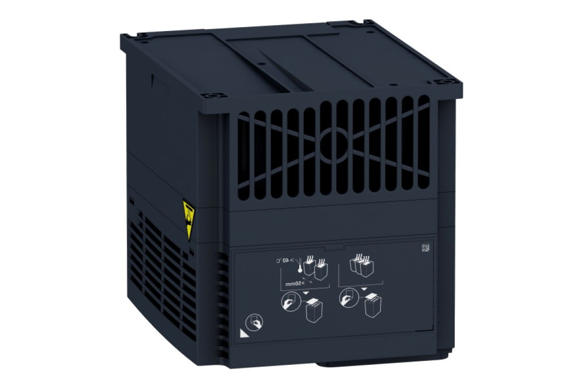 Перетворювач частоти ATV320C 2,2кВт 525-600В, компакт, без ЕМС-фільтру (ATV320U22S6C)