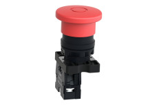 Кнопка аварійної зупинки з діаметром 40 мм червоного кольору, 1NC (XA2ET42)