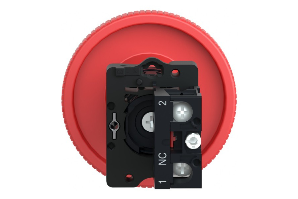 Кнопка аварійної зупинки з діаметром 60 мм червоного кольору, 1NC (XA2ES642)