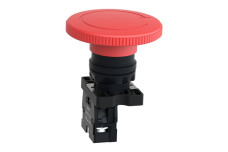 Кнопка аварійної зупинки з діаметром 60 мм червоного кольору, 1NC (XA2ES642)