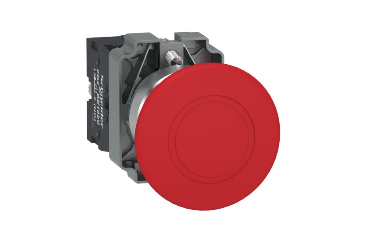 Кнопка аварийной остановки, Easy Harmony XB2, с фиксацией, 1NC (XB2BT842C)