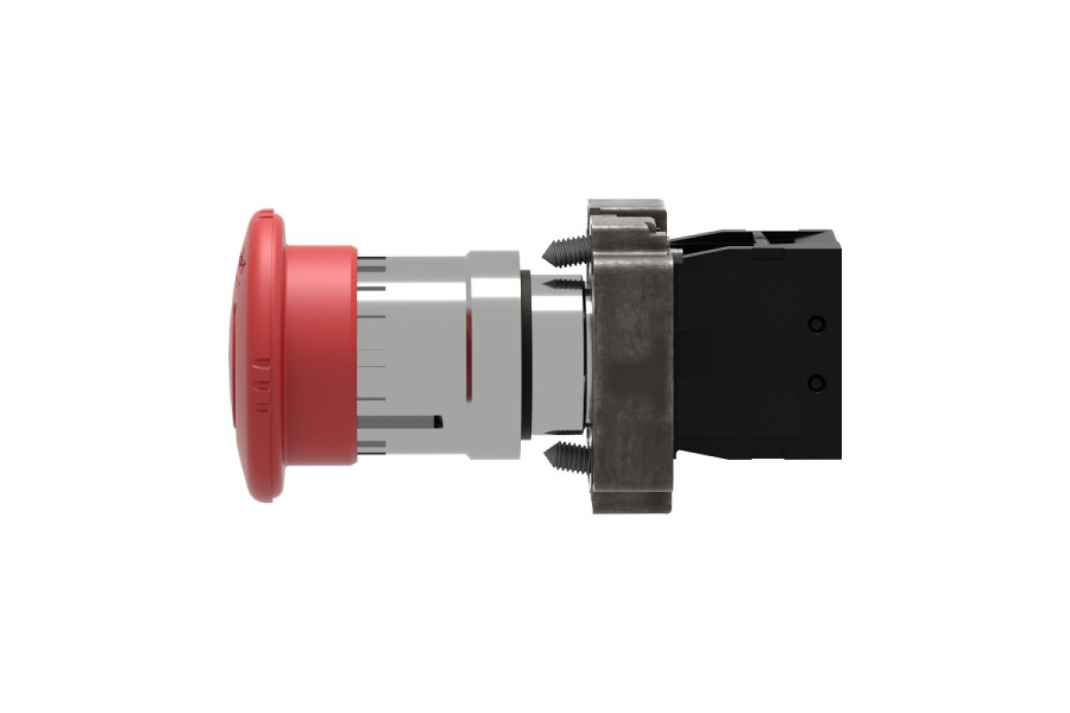 Кнопка аварийной остановки, Easy Harmony XB2, поворот для отпуска, 1NC (XB2BS8442C)