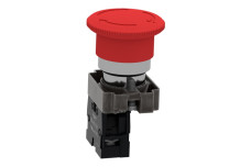 Кнопка аварійного вимикання, Easy Harmony XB2, метал, поворот для розблокування, 1NC (XB2BS542C)