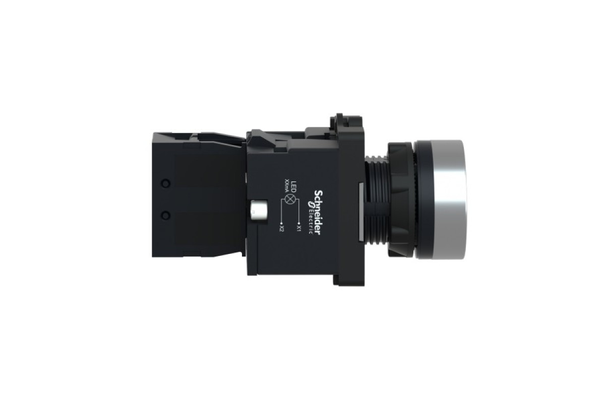 Кнопка з підсвічуванням з вбудованною світлодіодною лампою білого кольору, 1NO (XA2EW31B1)