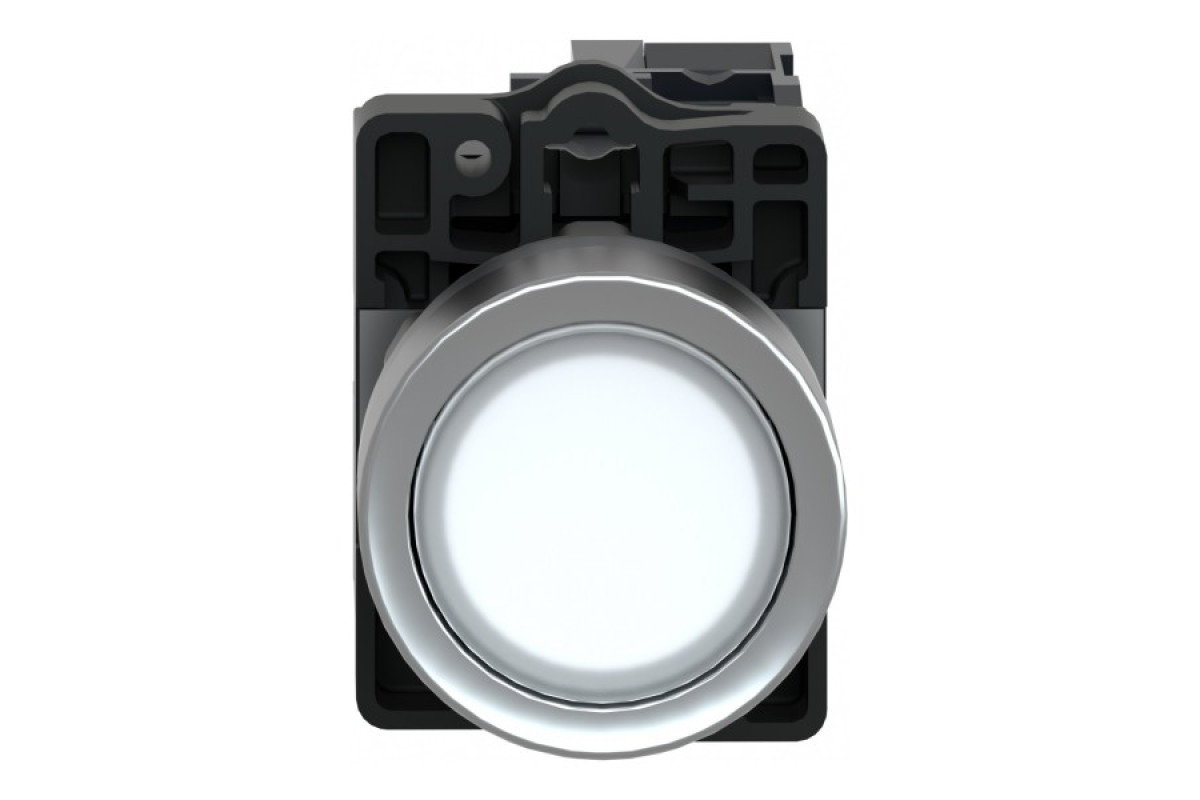 Кнопка з підсвічуванням з вбудованною світлодіодною лампою білого кольору, 1NO (XA2EW31B1)