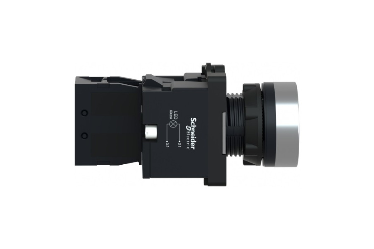 Кнопка з підсвічуванням з вбудованною світлодіодною лампою білого кольору, 1NO (XA2EW31M1)