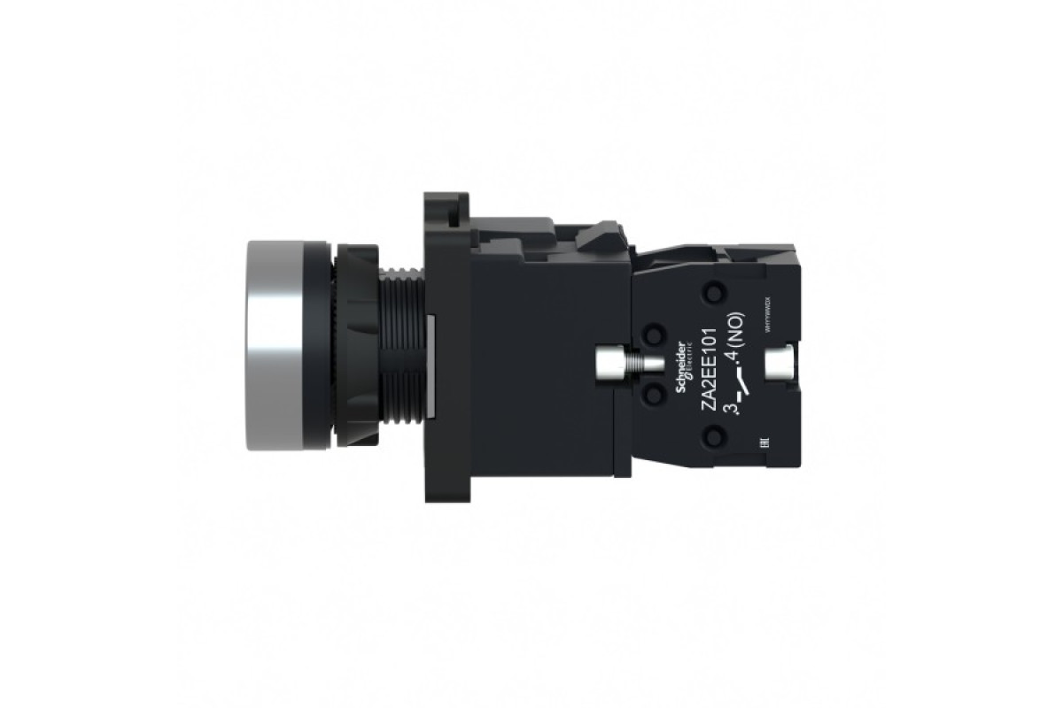 Кнопка з підсвічуванням з вбудованною світлодіодною лампою жовтого кольору, 1NO (XA2EW35B1)