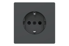 D-Life Розетка з заземленням і шторкою Антрацит (MTN2300-6034)