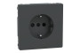 D-Life Розетка з заземленням і шторкою Антрацит (MTN2300-6034)