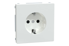 D-Life Розетка з заземленням і шторкою Білий лотос (MTN2300-6035)