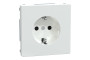 D-Life Розетка з заземленням і шторкою Білий лотос (MTN2300-6035)