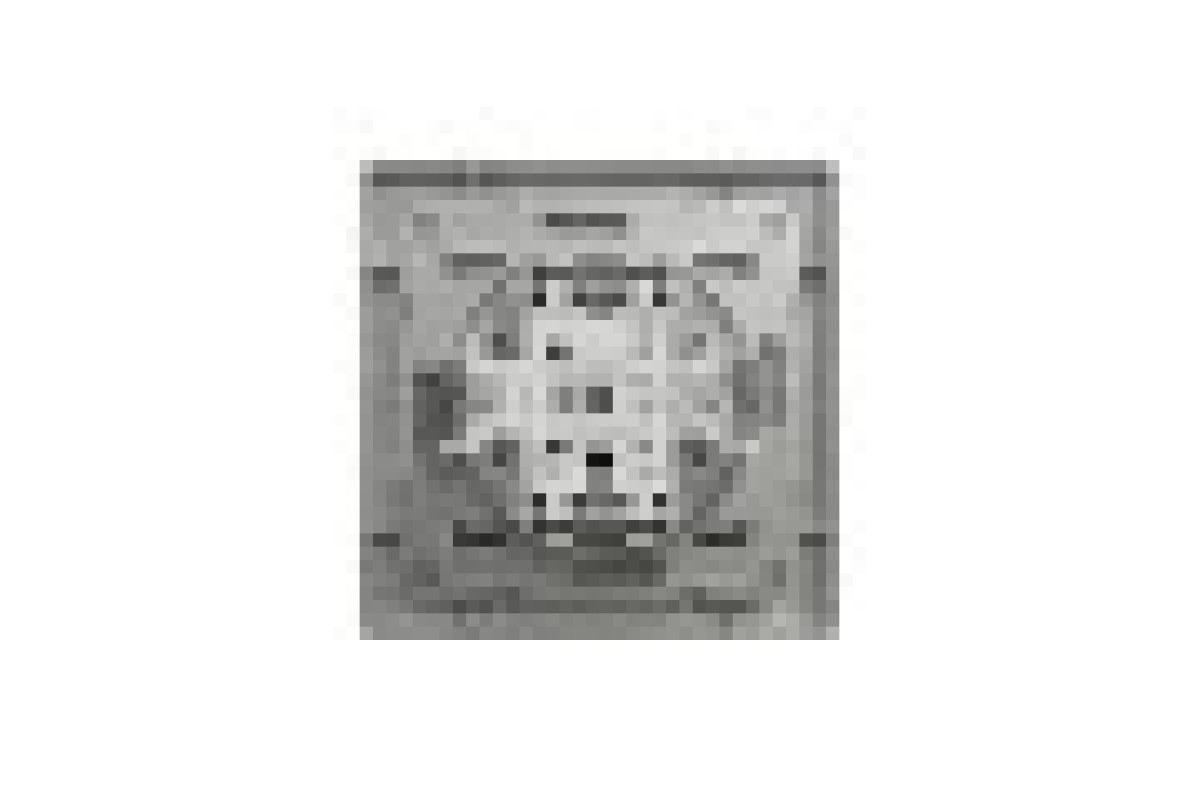 Вимикач одноклавішниий самозажимний Asfora Алюміній (EPH0100161)