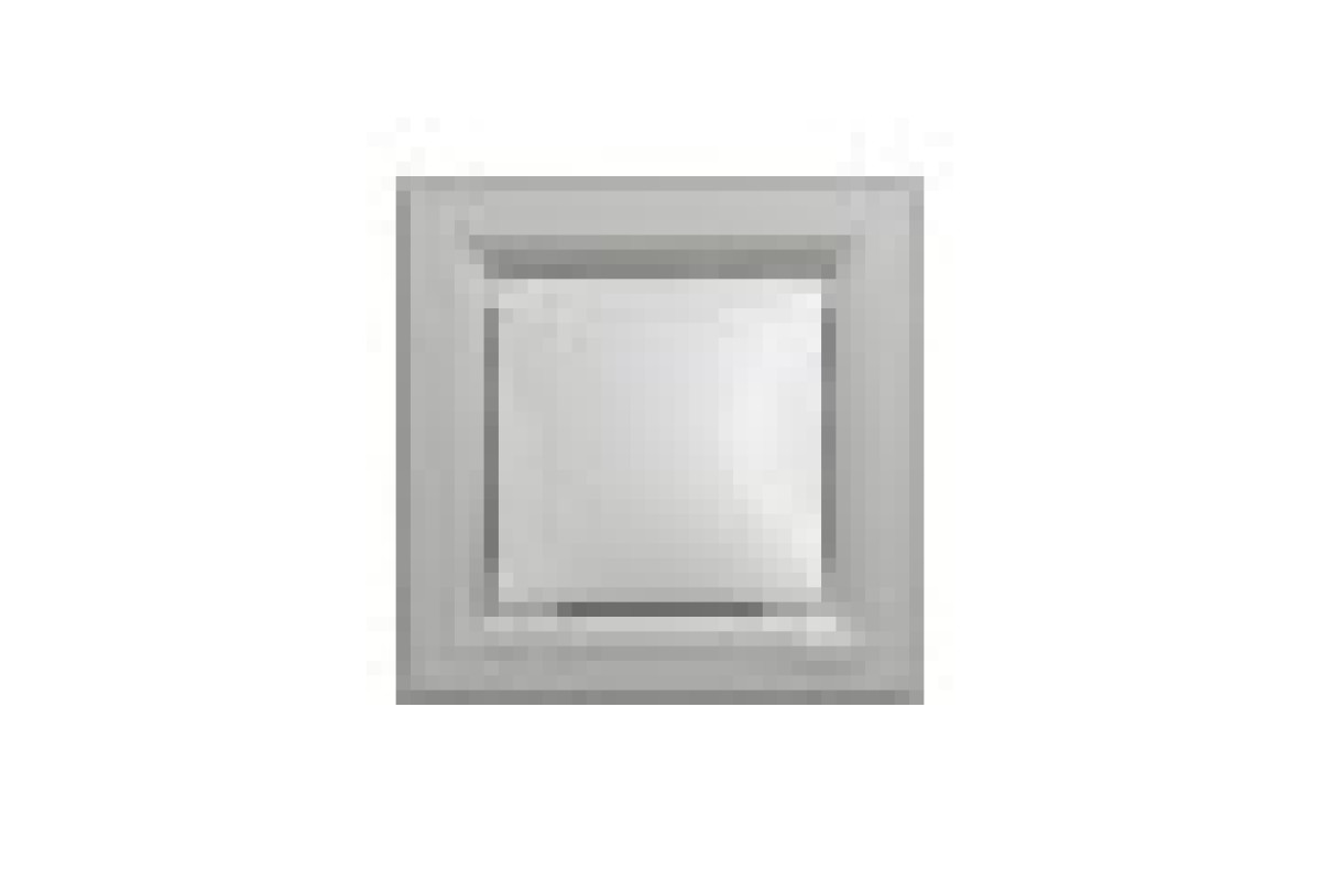 Вимикач одноклавішниий самозажимний Asfora Алюміній (EPH0100161)