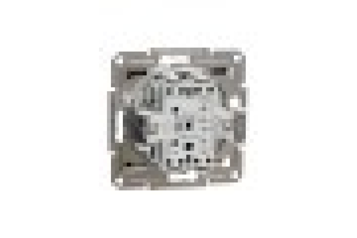 Вимикач одноклавішниий самозажимний Asfora Антрацит (EPH0100171)