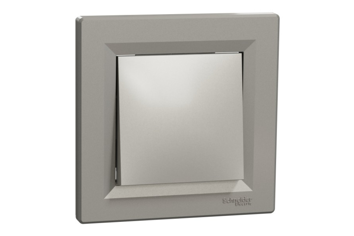 Вимикач одноклавішниий самозажимний Asfora Бронза (EPH0100169)