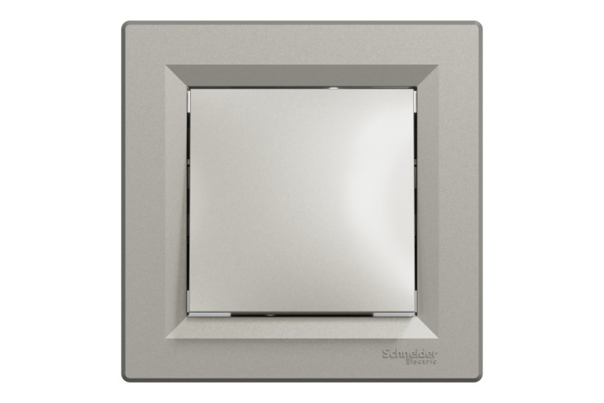 Вимикач одноклавішниий самозажимний Asfora Бронза (EPH0100169)