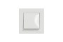 Вимикач одноклавішниий самозажимний ІР44 Білий Asfora (EPH0100221)
