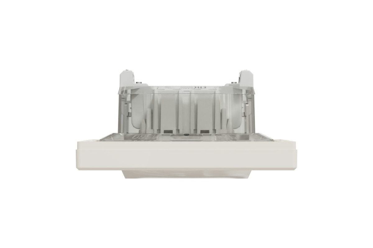 Вимикач одноклавішниий самозажимний ІР44 Крем Asfora (EPH0100223)