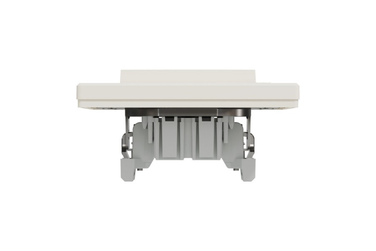 Вимикач одноклавішний САМОЗАЖИМНОЙ Крем Asfora (EPH0100123)