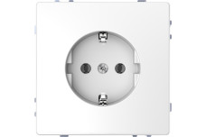 D-Life Розетка з заземленням без шторки Білий лотос (MTN2301-6035)