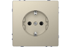 D-Life Розетка з заземленням без шторки Сахара (MTN2301-6033)