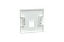 D-Life Центральна накладка 2*RJ11/12 Білий лотос (MTN4215-6035)