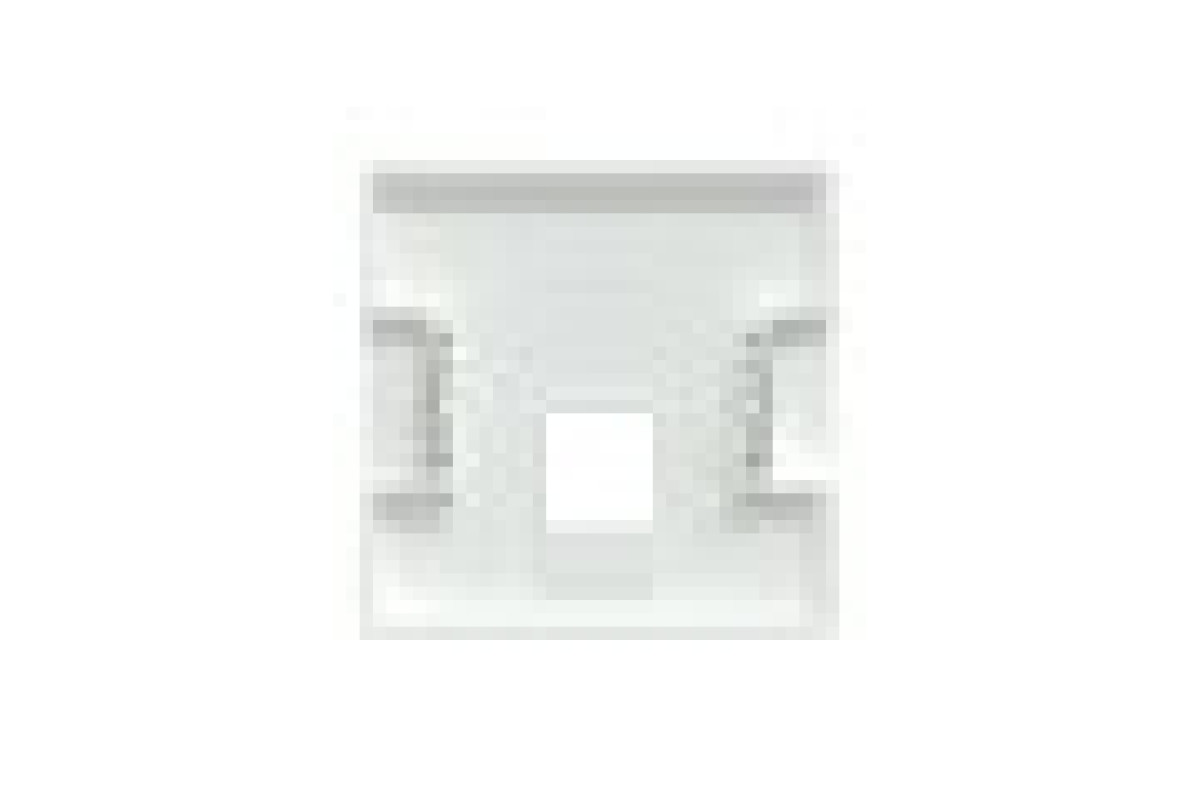 D-Life Центральна накладка 2*RJ11/12 Білий лотос (MTN4215-6035)