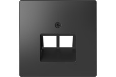 D-Life Центральна накладка 2*RJ45 Антрацит (MTN4522-6034)