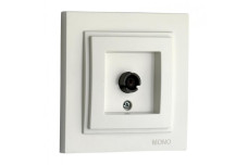 Розетка TV кінцева з екраном Mono Electric, DESPINA (білий) (102-190005-138)